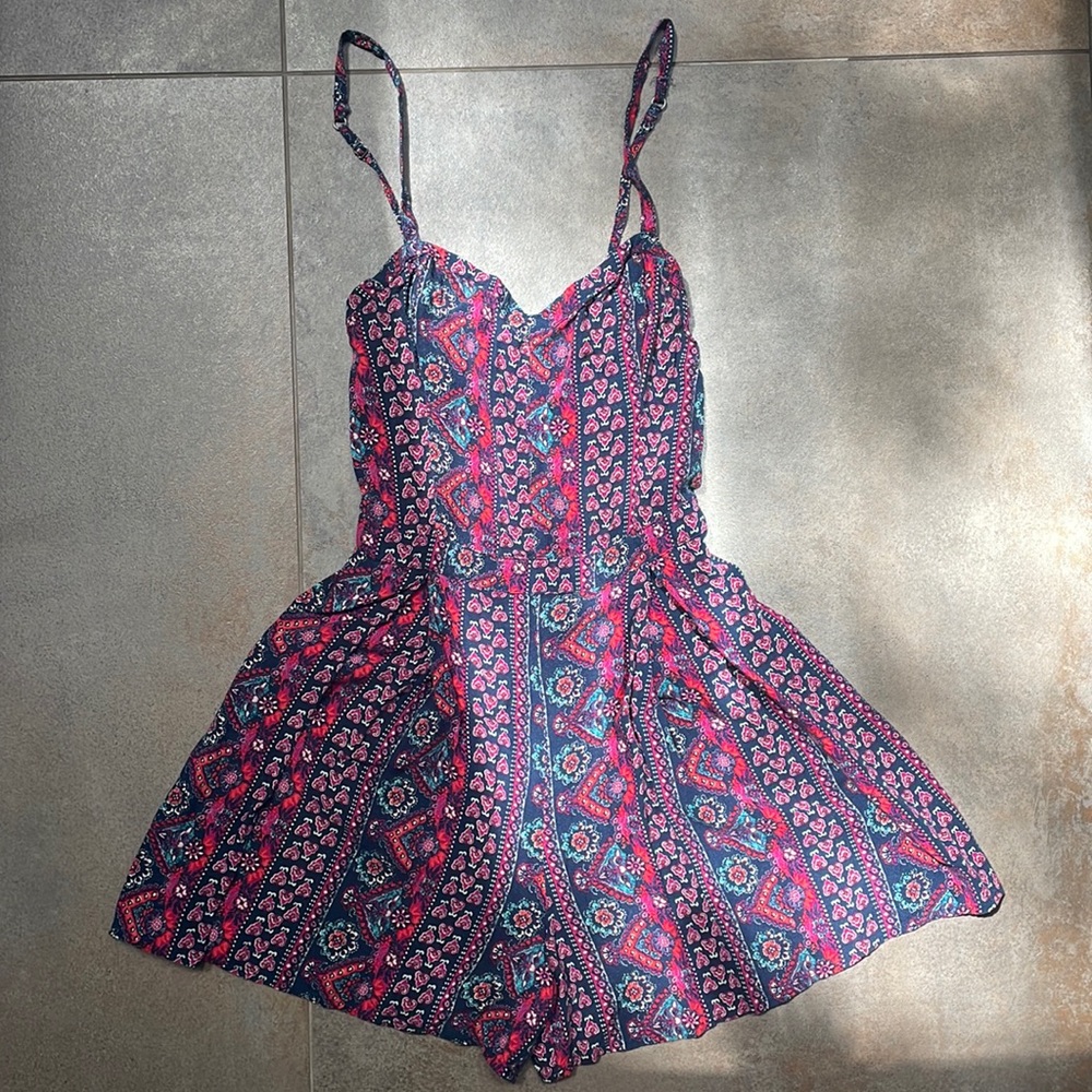 Printed Romper
